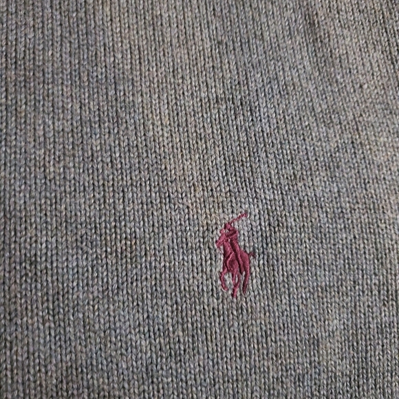 Polo Quarter Zip Sweater XL Deadstock - Picture 4 of 6